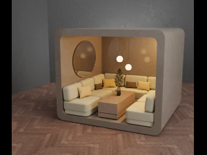 Progettazione di interni 3D Modello 3D