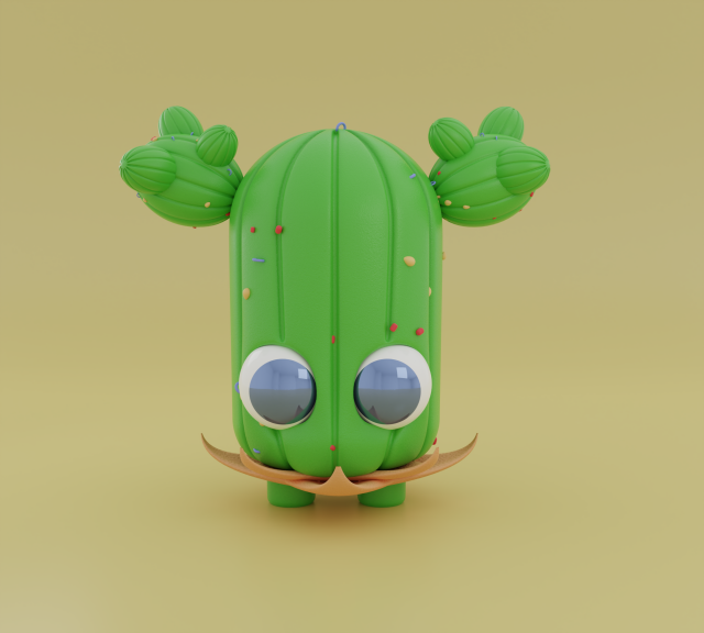 Cactus 3D Model .c4d .max .obj .3ds .fbx .stl .blend 