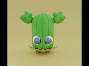 Cactus 3D Model