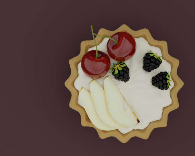 Tart 3D 3D Model .c4d .max .obj .3ds .fbx .stl .blend 