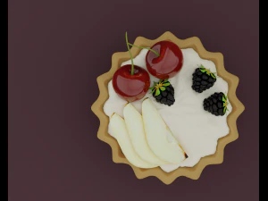 Crostata 3D Modello 3D