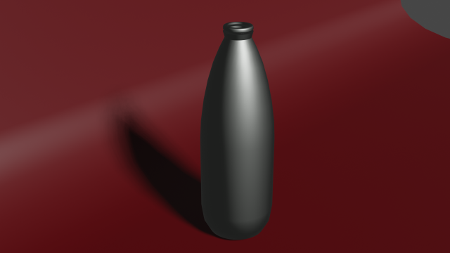 Metal Bottle 3D Model .c4d .max .obj .3ds .fbx .stl .blend 