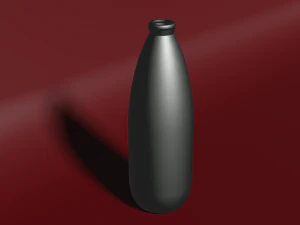 Botol Logam Model 3D