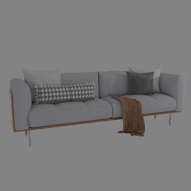 Sofa for living room 3Dモデル .c4d .max .obj .3ds .fbx .stl .blend 