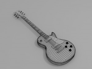 Guitar Gibson Les Paul 3D Model