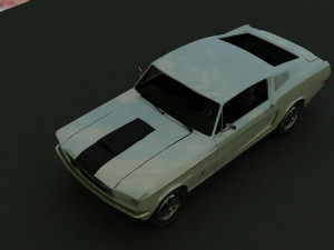 Sportcar 1967 3D Модель