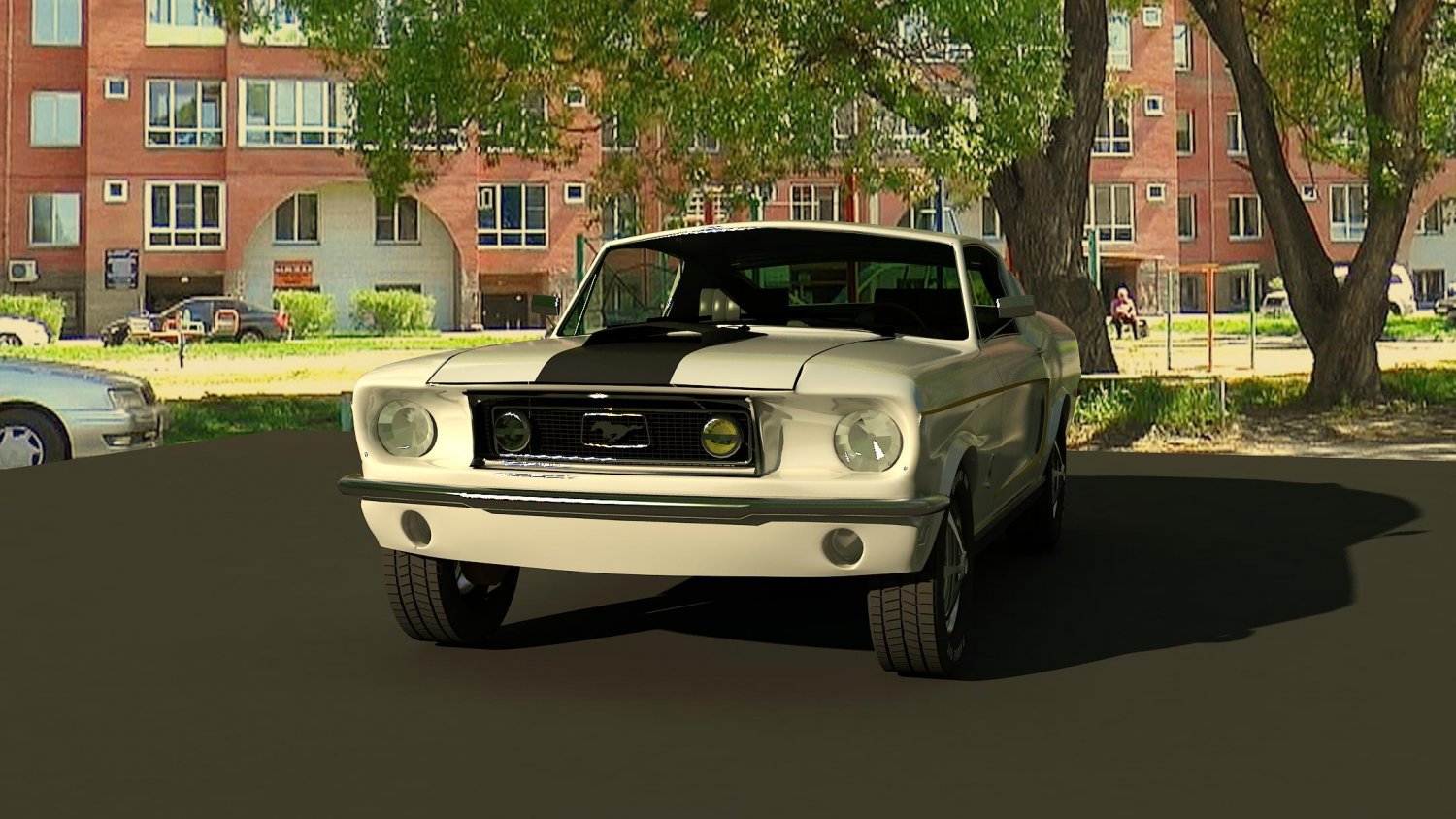 Sportcar 1967 3D Модель In Старые Авто 3DExport