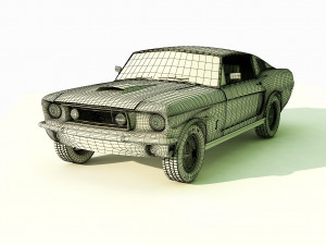 Sportcar 1967 3D Модель
