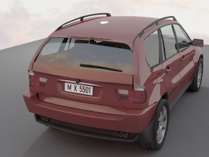 Off-road vehicle car 3D Model