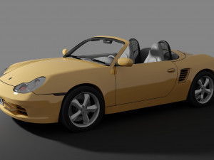 Sporcar yellow 3D Model