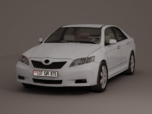 Sedan car grey 3Dモデル .c4d .max .obj .3ds .fbx .stl .blend 