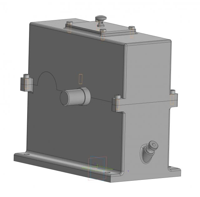 减速器 3D 模型 .c4d .max .obj .3ds .fbx .stl .blend