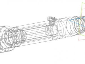 声波螺丝刀 3D 模型
