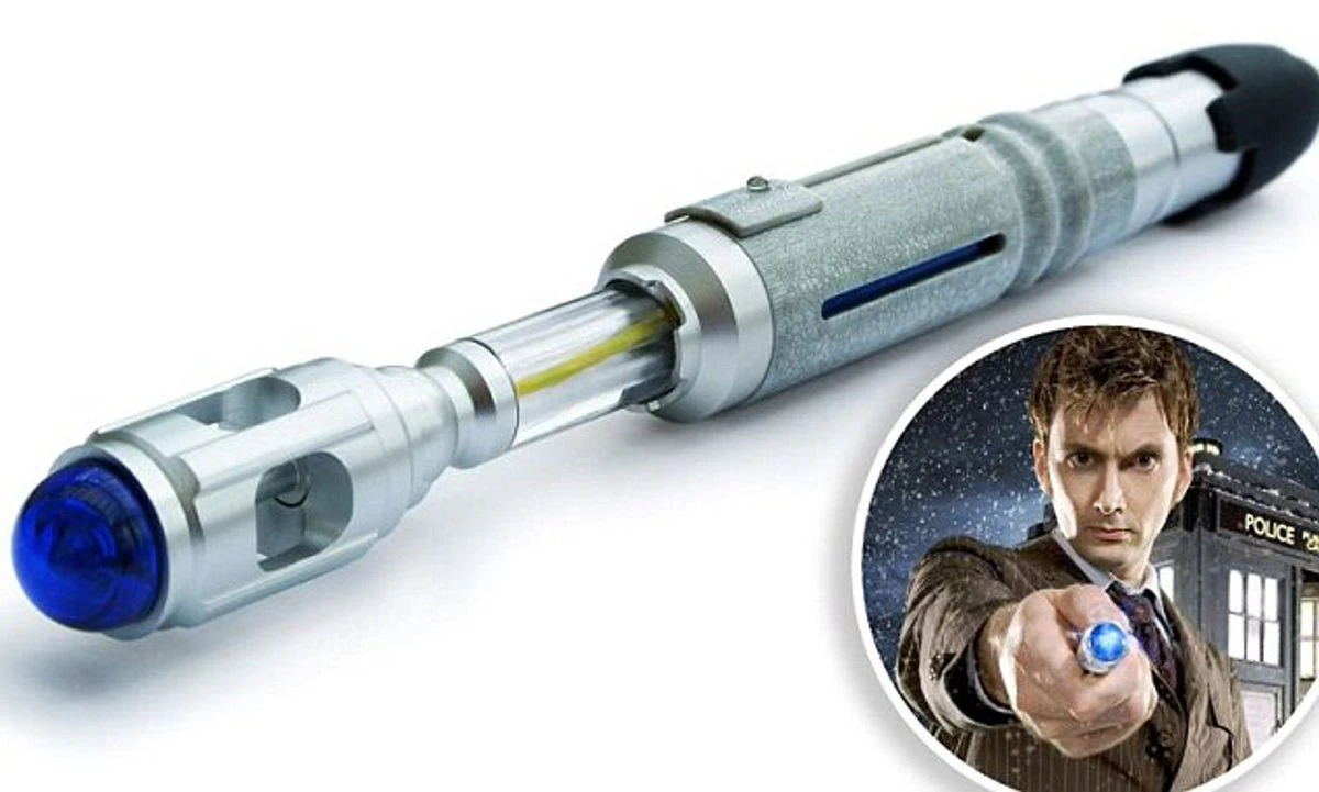 Sonic screwdriver STL 3D Print Model .c4d .max .obj .3ds .fbx .stl .blend 