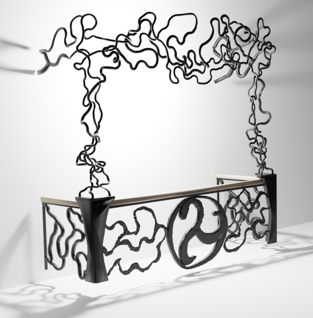 Forget set 3D Model .c4d .max .obj .3ds .fbx .stl .blend 