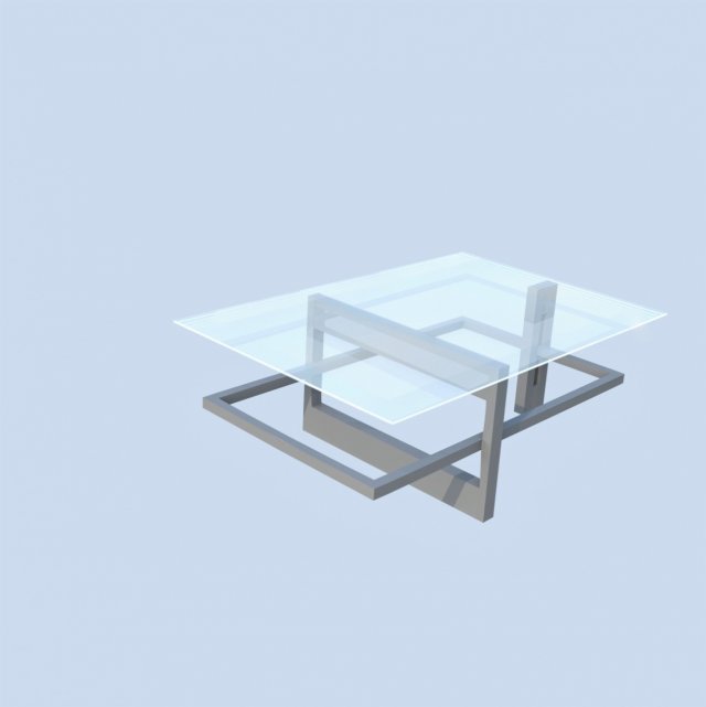 Coffee table TS-025 3D Model .c4d .max .obj .3ds .fbx .stl .blend