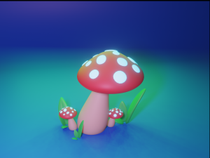 Mushroom 3D 모델