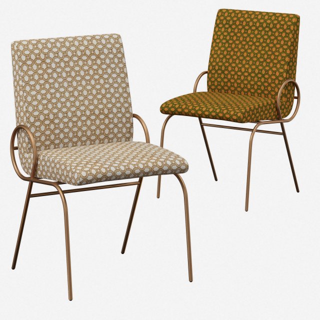 BloomChairMinottiCollezioni 3D 模型 .c4d .max .obj .3ds .fbx .stl .blend