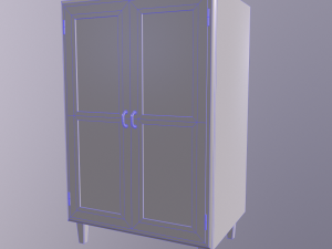 Old Wardrobe Modelo 3D