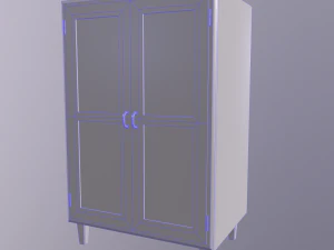 Old Wardrobe 3D Model
