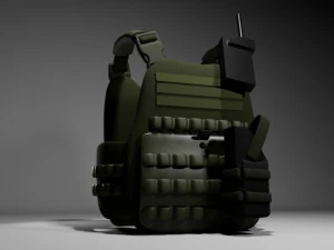 Military Vest 3D Model
