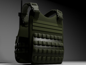 Military Vest 3D Model