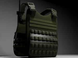 Military Vest 3D Model