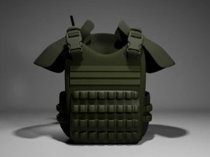 Military Vest 3D Model