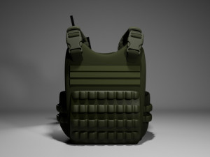 Military Vest 3D Model