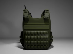 Military Vest 3D Model