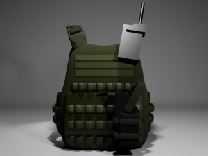 Military Vest 3D Model