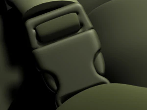 Military Vest 3D Model