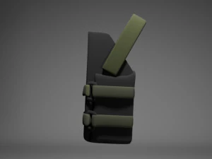 Military Vest 3D Model