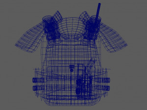 Military Vest 3D Model