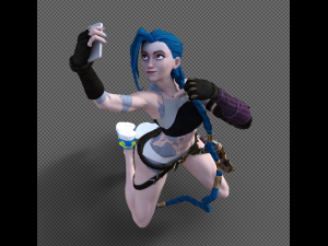 Jinx selfie Modelo de impresión 3D