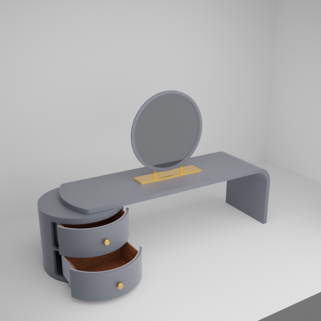 Modern mirror table 3D Модель .c4d .max .obj .3ds .fbx .stl .blend 