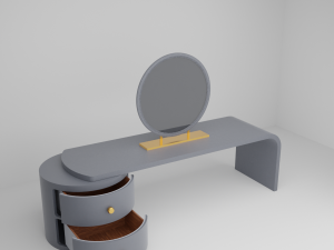 Modern mirror table 3D Модель
