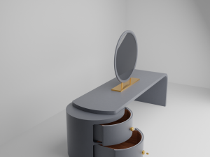 Modern mirror table 3D Модель