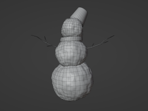 Snowman 3D Model