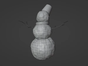 Snowman 3D Model