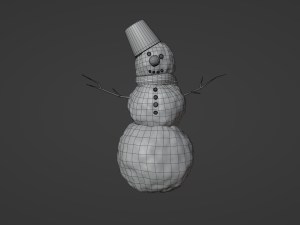 Snowman 3D Model