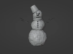 Snowman 3D Model