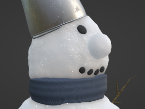 Snowman 3D Model