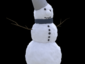 Snowman 3D 模型
