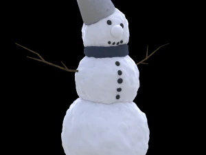 Pupazzo di neve Modello 3D