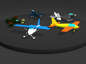Fighter jets 3D Model