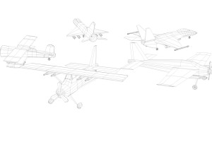 Fighter jets 3D Model