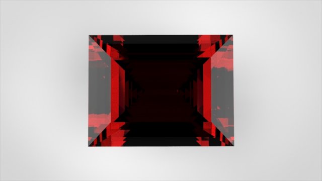 Baguette-shaped gemstone 3D Model .c4d .max .obj .3ds .fbx .stl .blend 