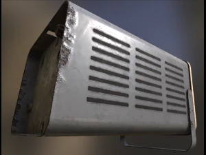 Soviet used old car battery charger from USSR RECOURCE-1 3D Model