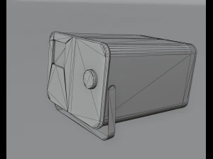 Soviet used old car battery charger from USSR RECOURCE-1 3D Model